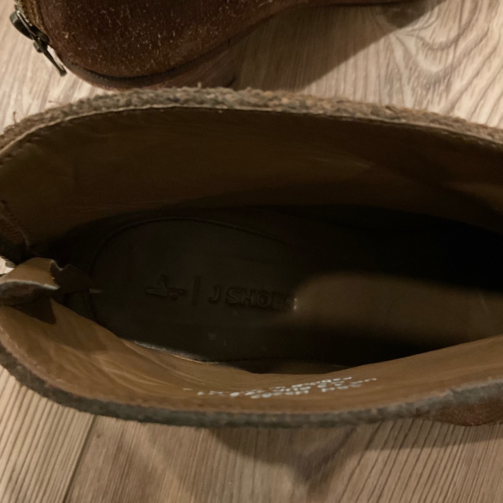 J. Shoes Suede Heeled Booties - Picture 12 of 12